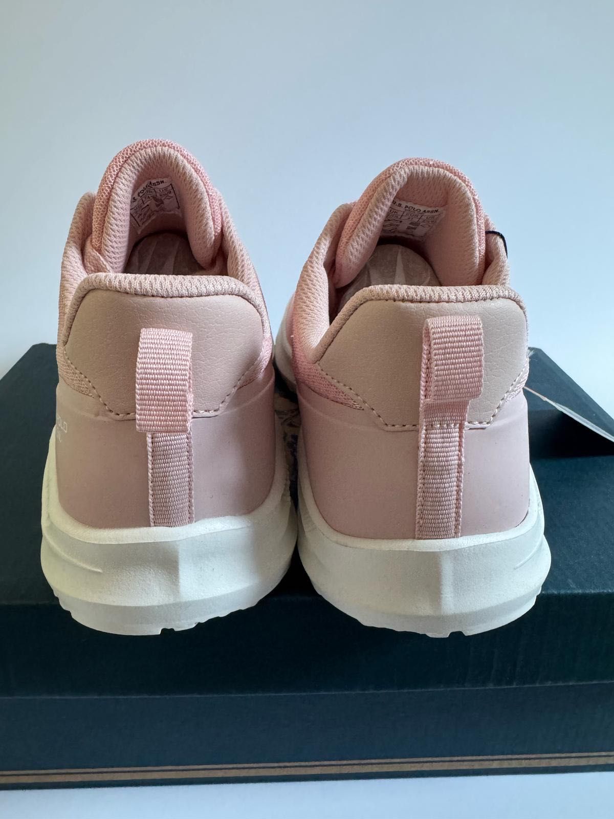 Nowe sneakersy damskie U.S POLO ASSN. pudrowe różowe 41
