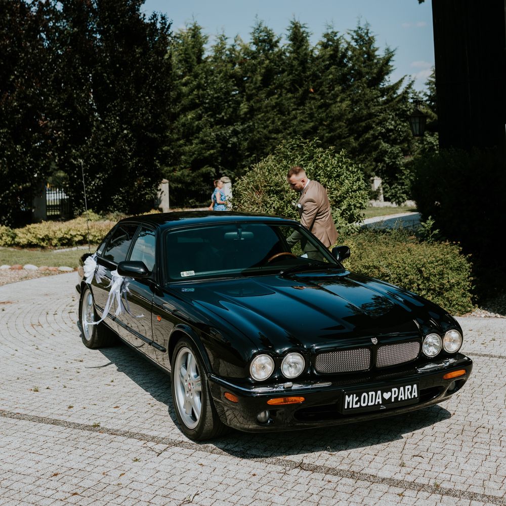 Auto do ślubu wesela Jaguar x308 łódzkie Pabianice Piotrków Bełchatów