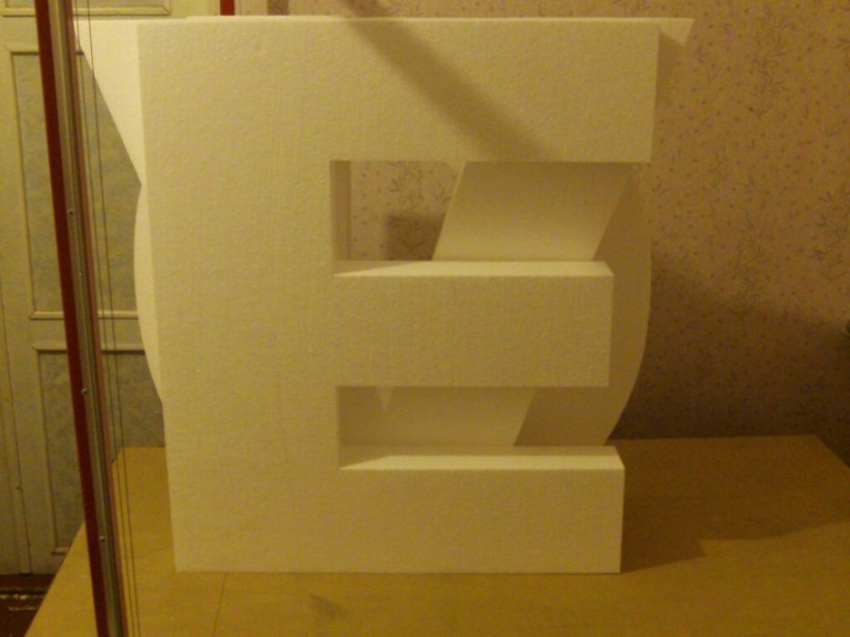 Фигурная резка пенопласта буквы фасадный декор фальшярус лгм модели