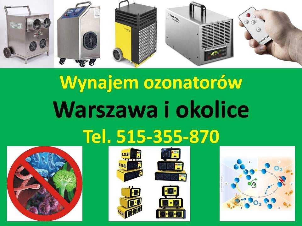 Wynajem ozonatorów Warszawa i okolice Kaucja 0 PLN Ozonowanie