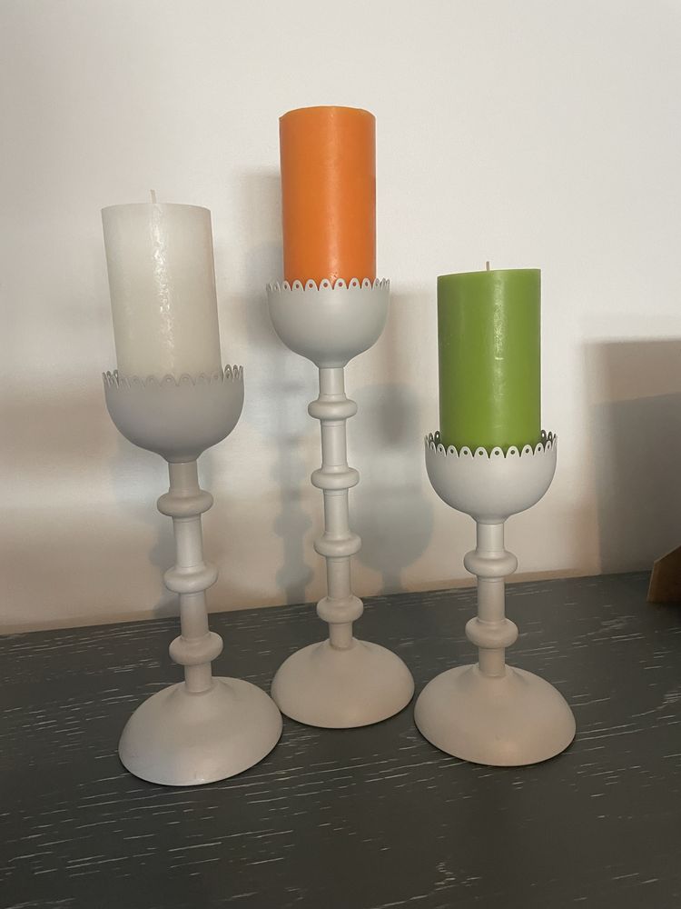 Casticais com velas