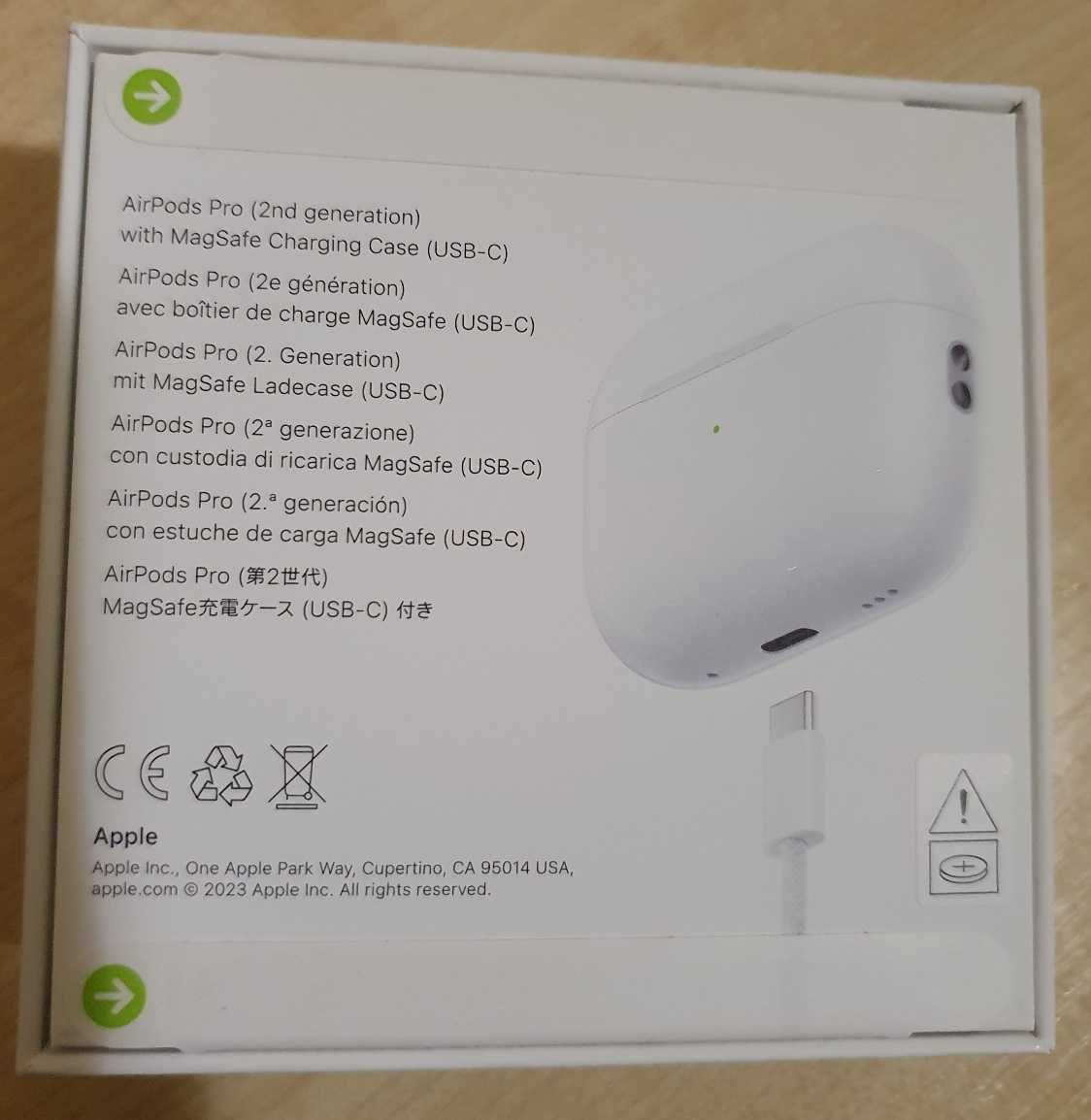 Słuchawki bezprzewodowe Apple AirPods Pro 2 gen. USB-C

Nowe gwarancja