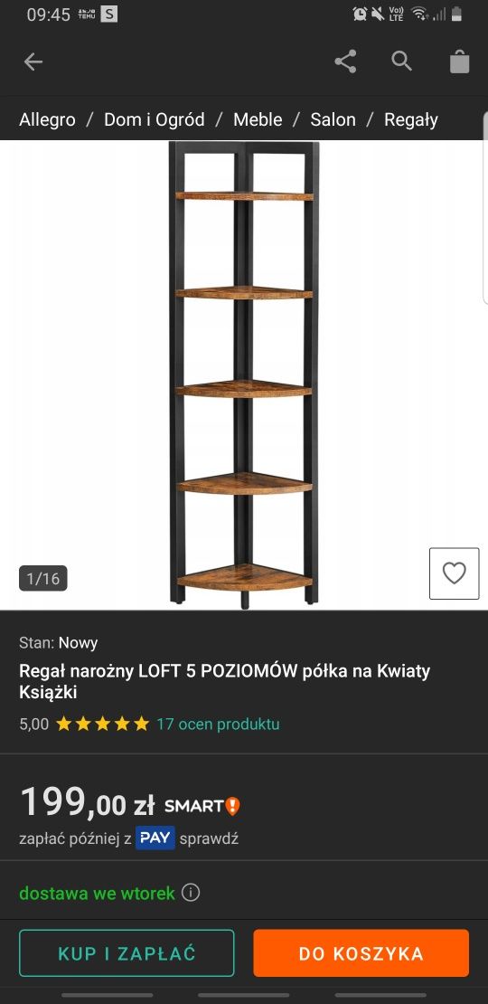 Sprzedam regał loft