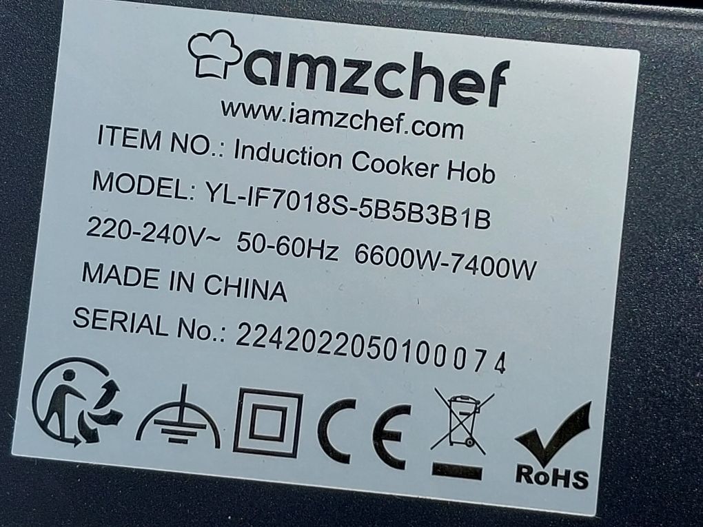 Amzchef płyta indukcyjna 60 cm, 4 strefy