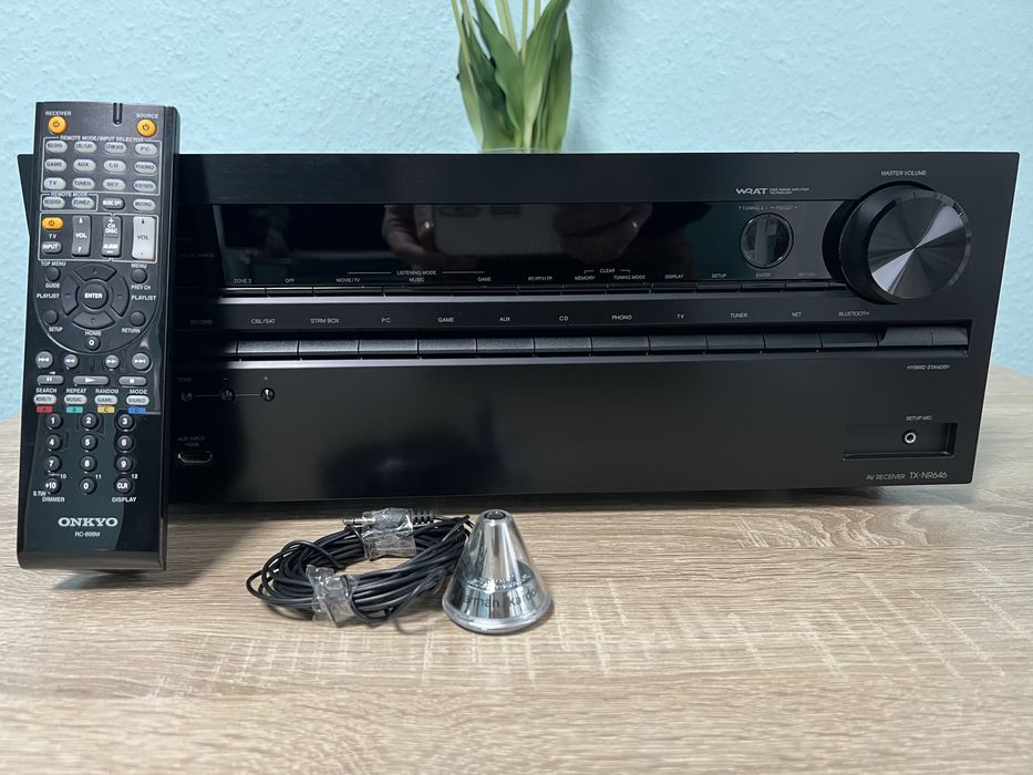 #1588 Onkyo tx-nr646 amplituner wzmacniacz 7.2 bluetooth dolby wifi