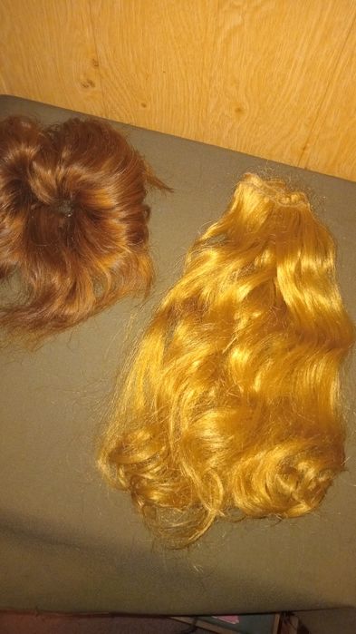 Шиньон натуральный волос и не натуральный волос