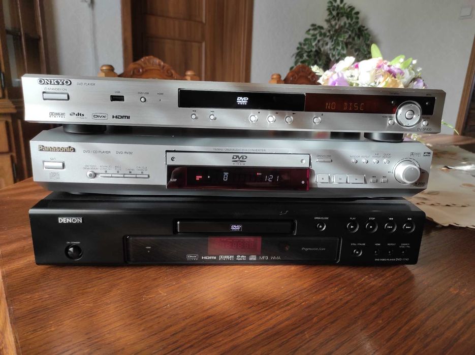 Odtwarzacz DVD ONKYO Panasonic DENON - uszkodzone