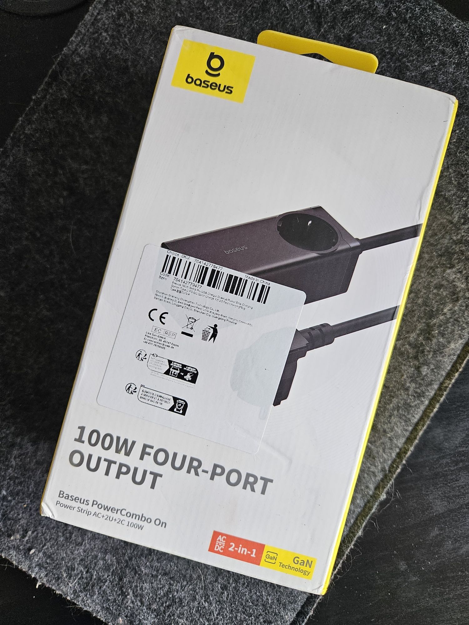 Baseus 100w carregador rápido PD GAN3
