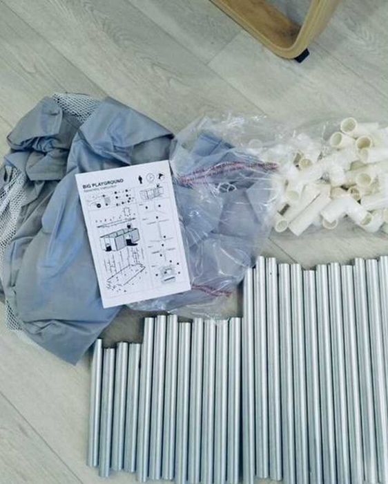 Манеж дитячий ігровий з воротами великий новий