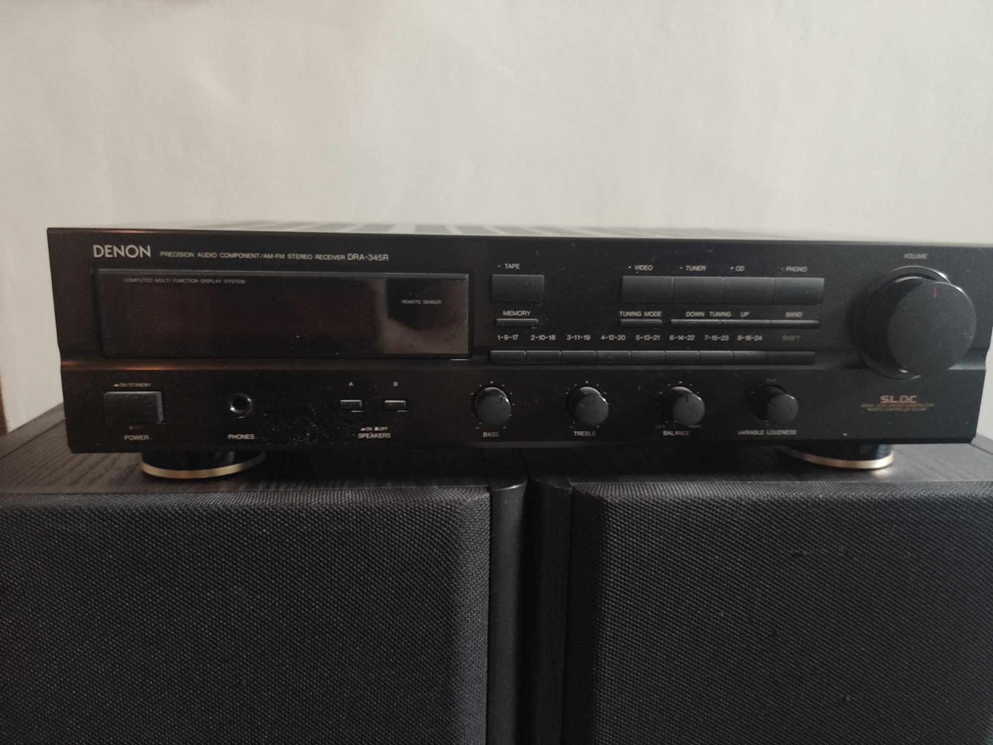 Amplituner Demon DRA 345R, kolumny Onkyo SC-380