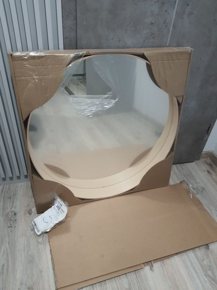 Lustro okrągłe 80 cm ikea stockholm.