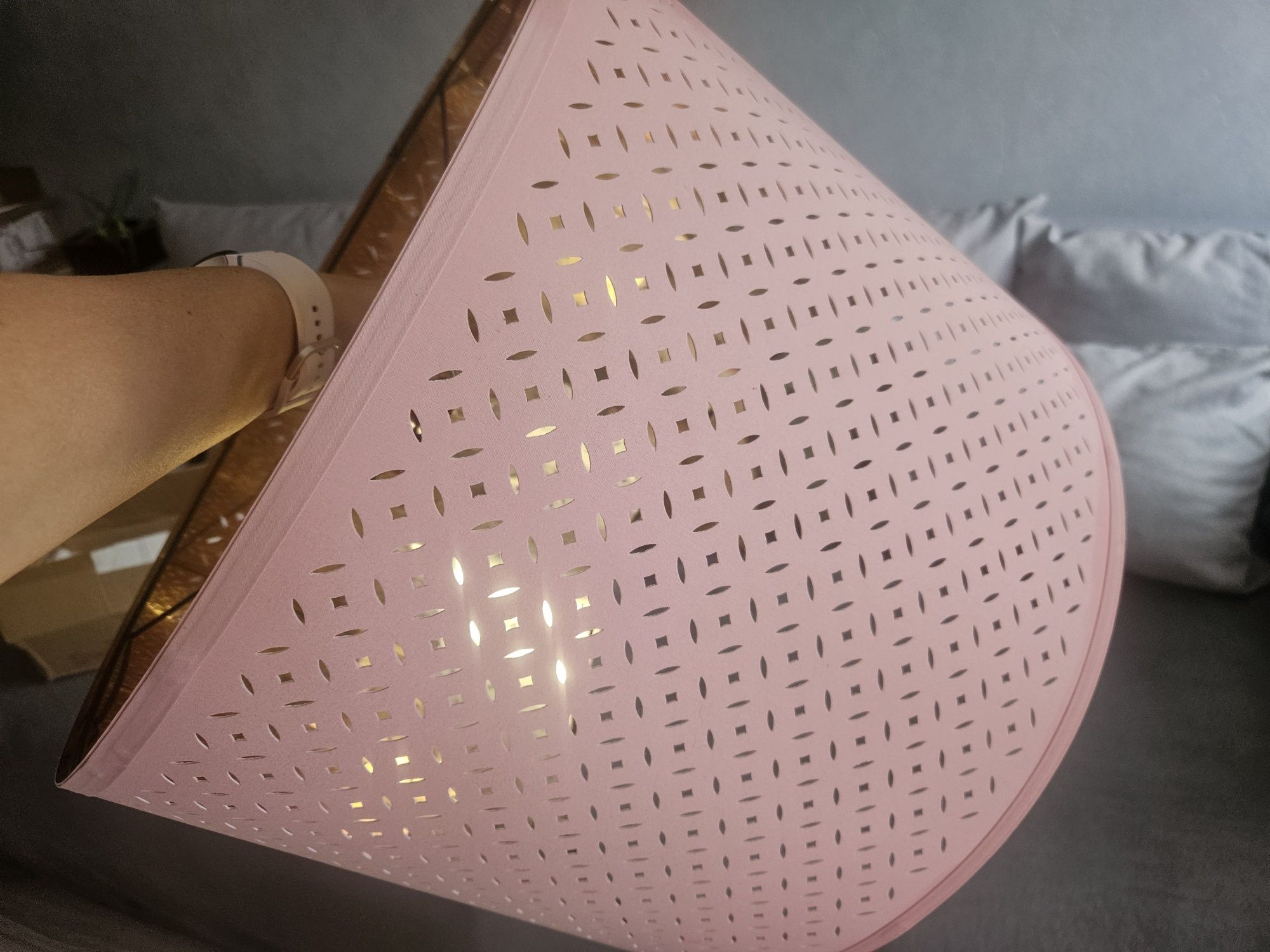 Klosz lampy welurowy Ikea