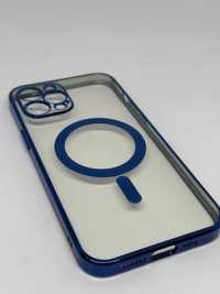 Obudowa Iphone 12 Pro Max Etui Case Niebiesko-Przeźroczysty kod 418