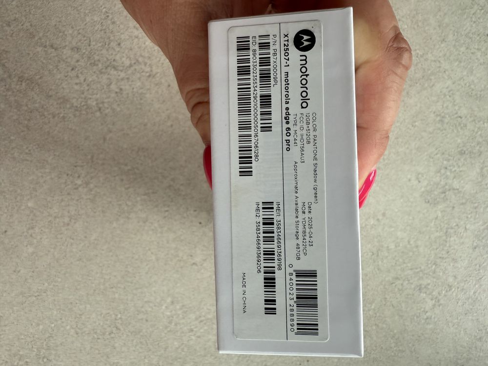 Smartfon MOTOROLA Edge 60 Pro 5G 12/512GB 6.67" 120Hz Szarozielony