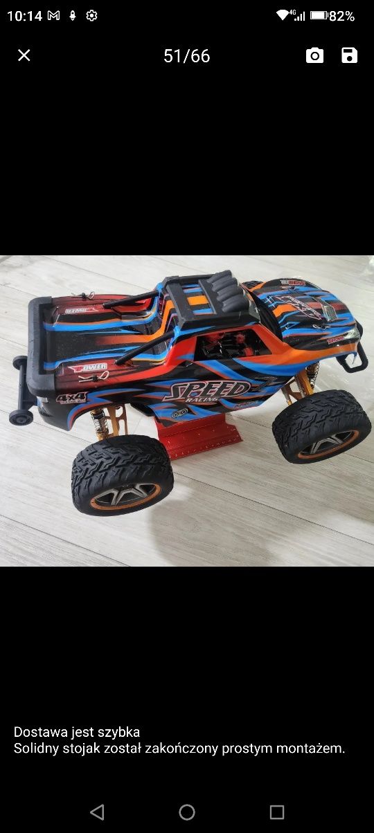 Metalowa platforma serwisowa do modeli rc regulowana 360° TRAXXAS AXIA