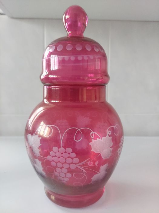 Jarro rosa com efeitos