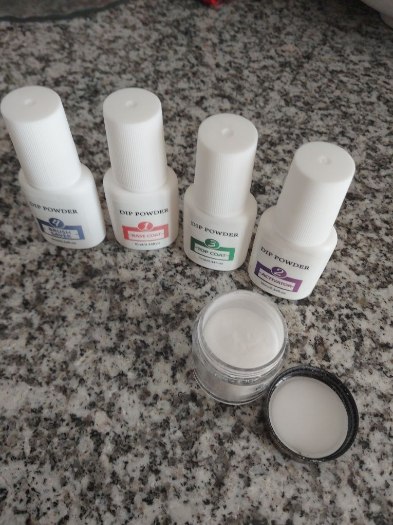 Unhas imersão pó