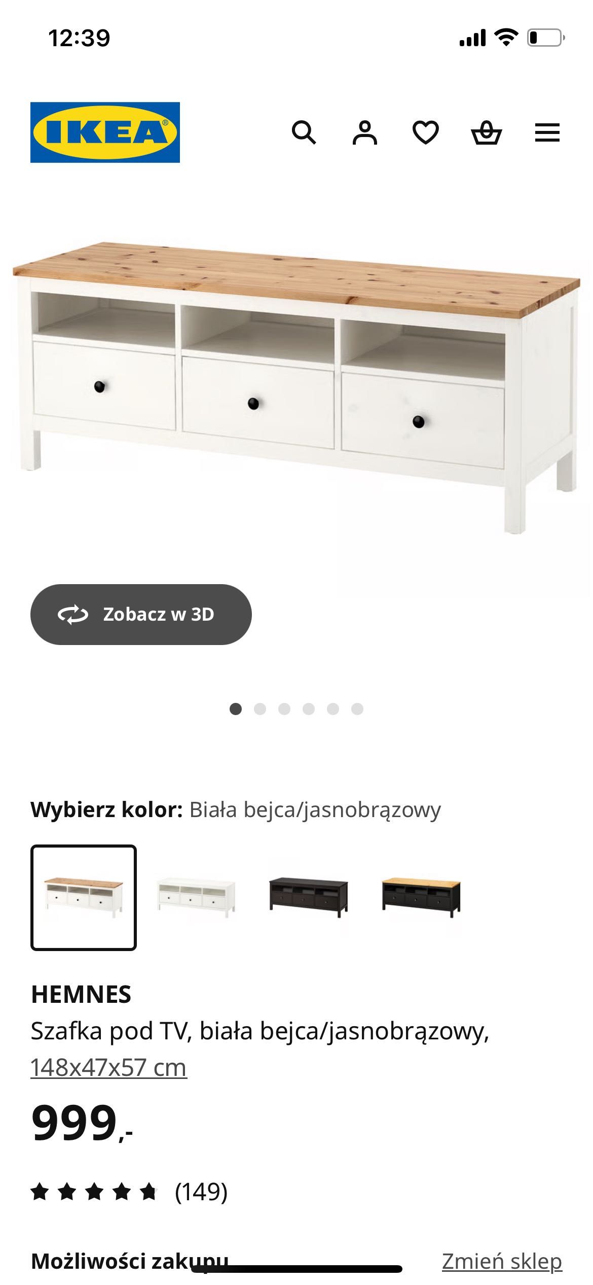 Szafka hemnes ikea