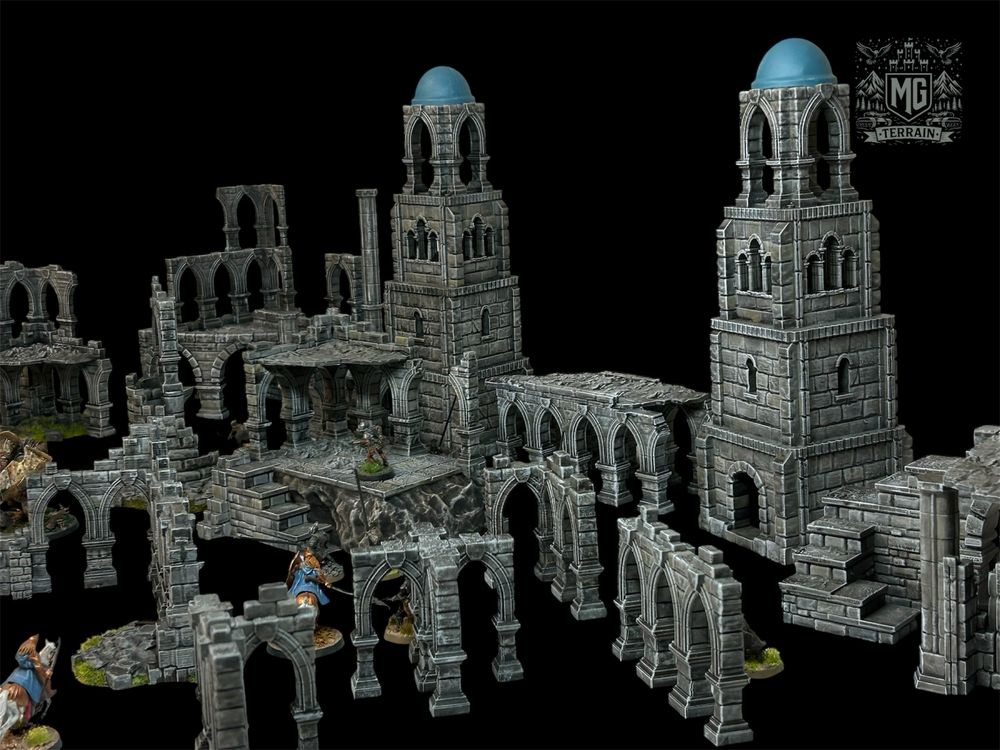 Zestaw Ruin Makiety do gry bitewnej lotrsbg mesbg saga bitewniaki