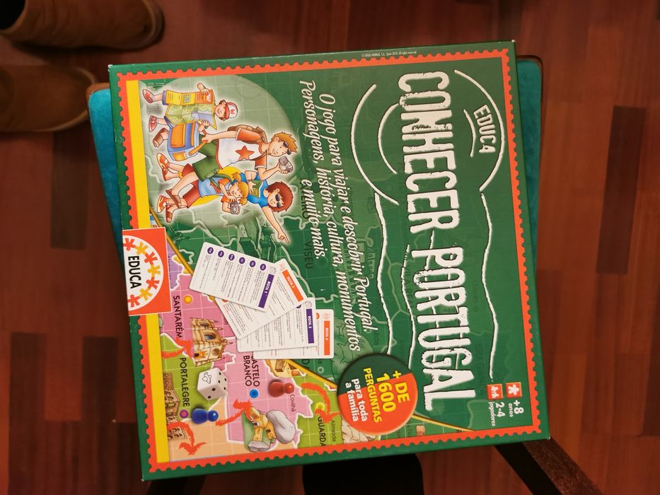 Jogo "Conhecer Portugal" da Educa