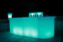 Mobiliario led varios balcões led