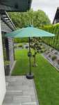 Parasol ogrodowy + stojak