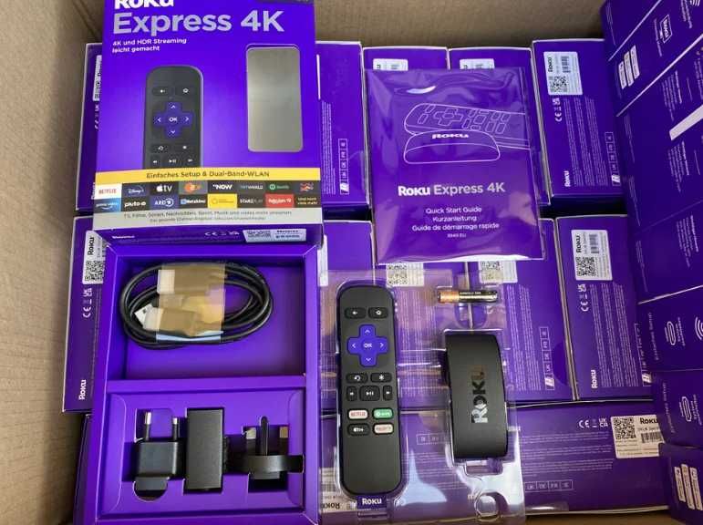 Смарт ТВ приставка Медіаплеєр Roku Express HD, 4K, HDR