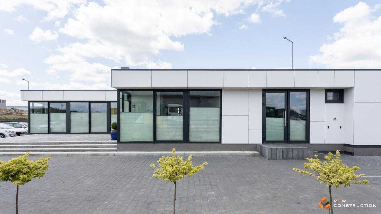 198 m2 Modułowy Pawilon handlowy, usługowy, modułowe biura dla firm