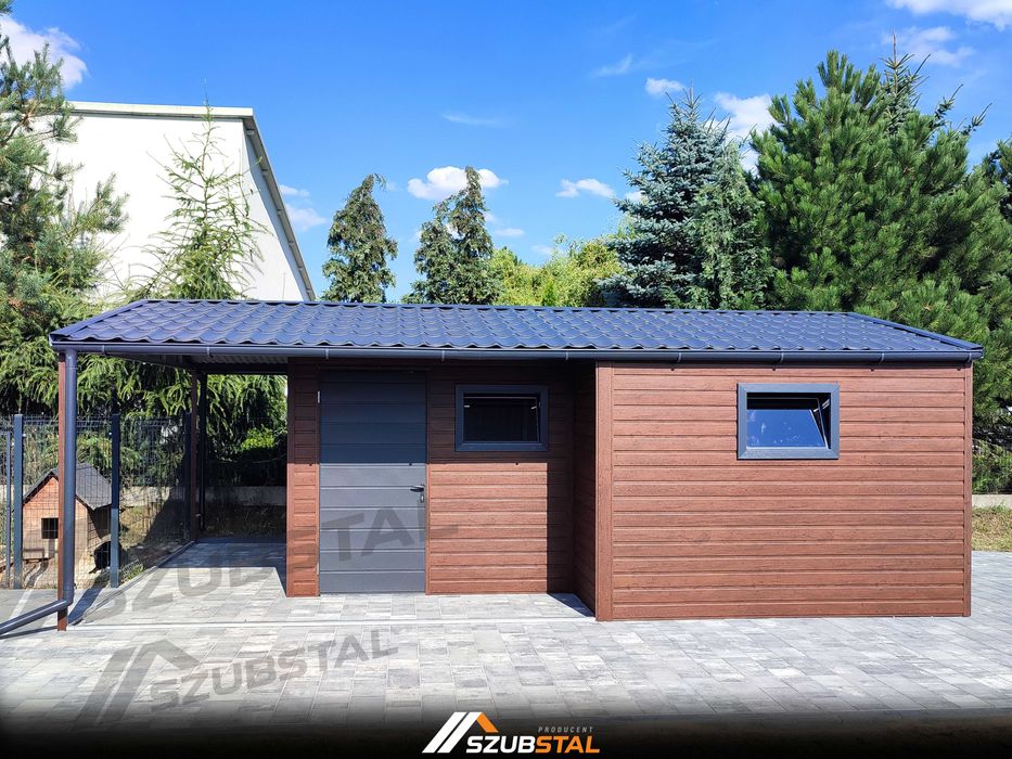 Garaż blaszany 4x5 4x6 6x5 6x5,80 6x6 8x6 9x5 9x6 PRODUCENT Premium