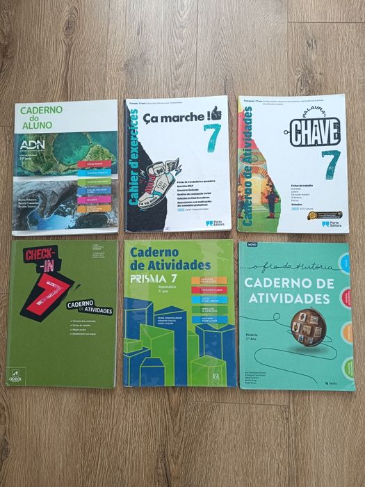 Cadernos de atividades 7° ano