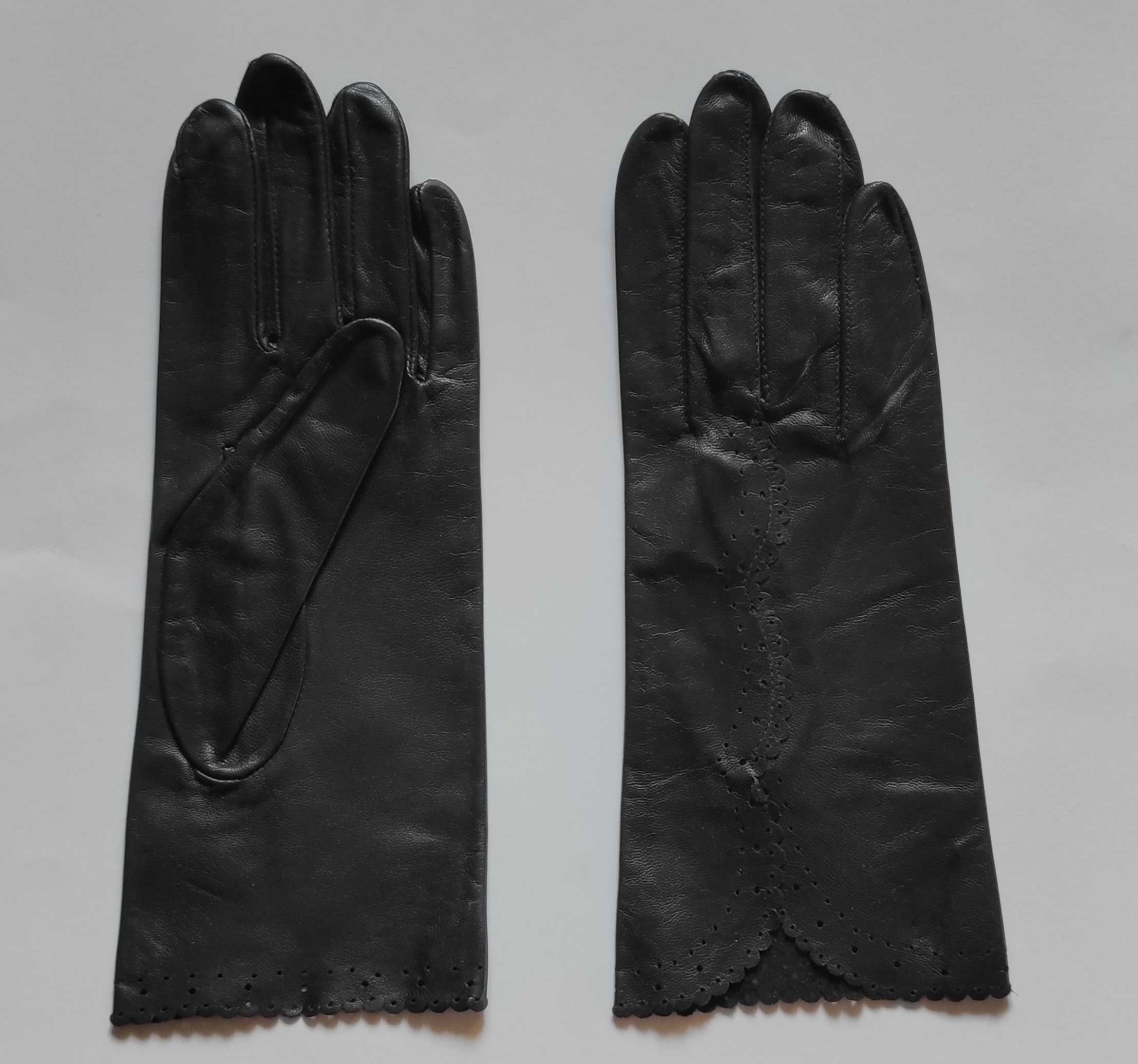 Перчатки женские без подкладки из натуральной Итальянской кожи