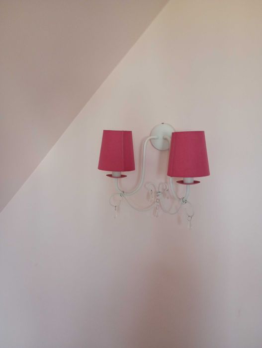 Lampa, żyrandol wiszący dla dziewczynki