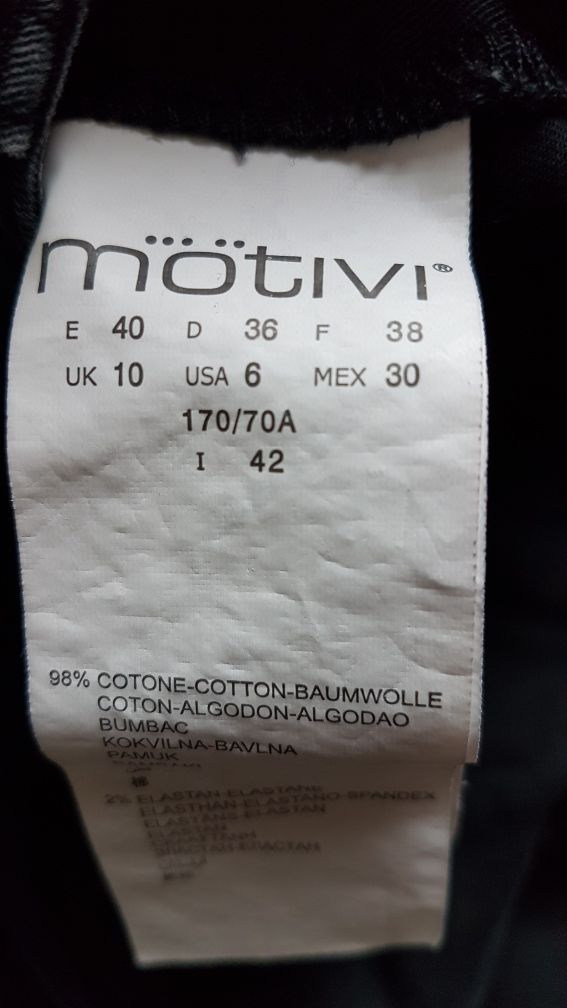 Spodnie eleganckie czarne motivi 40