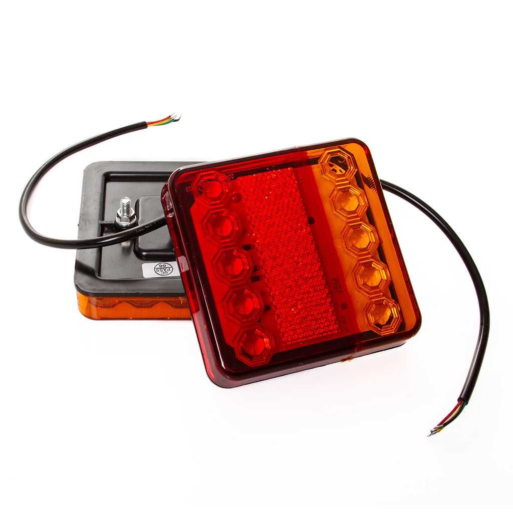 2x LAMPA TYLNA ZESPOLONA DO Przyczepy Przyczepki Lawety Samochodu Led
