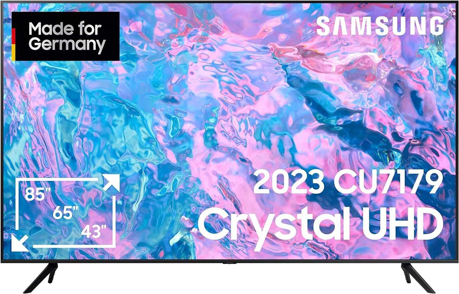 Телевізор 43 дюйми Samsung GU43CU7179U (4K Smart TV Bluetooth T2/S2)