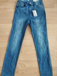 Jeansy dziewczęce super skinny fit 146