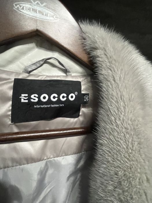 Куртка Пухова з хутром норки