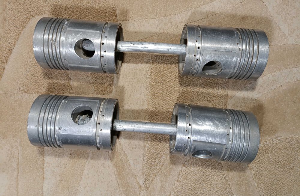 Эксклюзивные дизайнерские гантели из цветного металла 2 х 7,5 кг