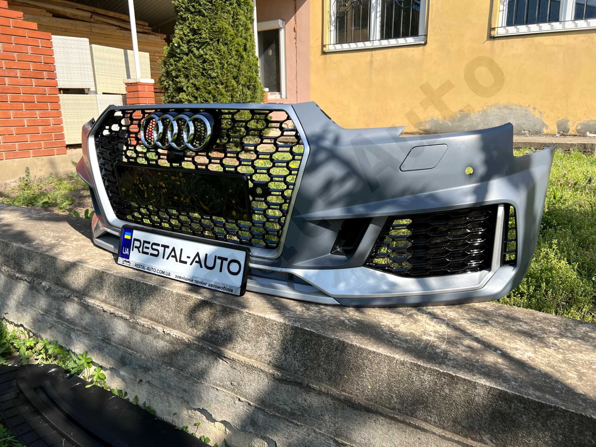 передний бампер на ауди а4 б9 стиль рс4 БАМПЕР audi a4 b9 s4 b9 rs4