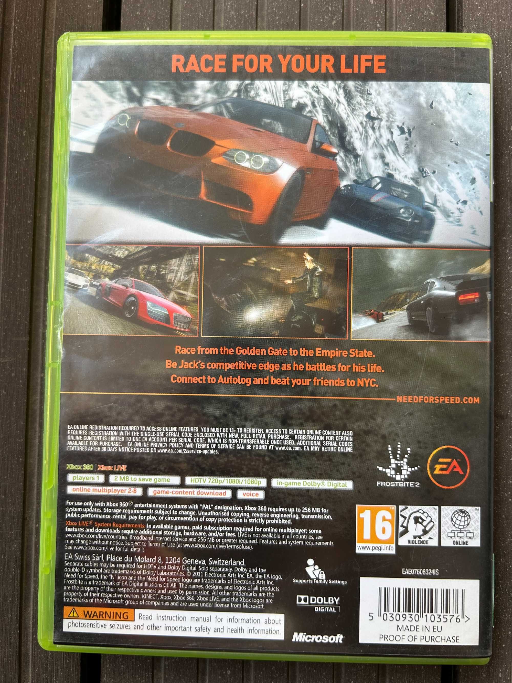 Gra Need for Speed: The Run na Xbox 360 NFS