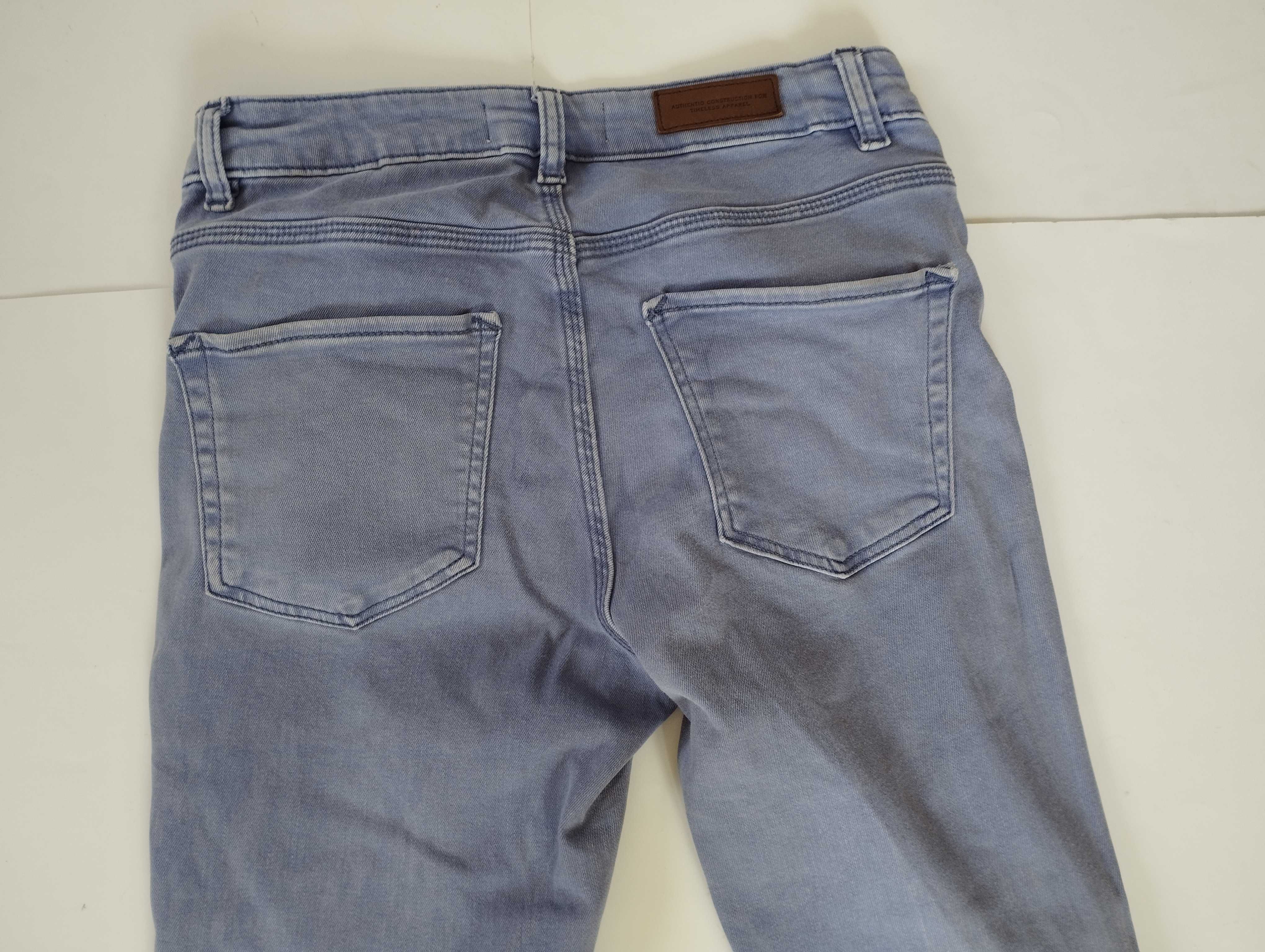 h&m logg jeansy dzinsy skinny 36