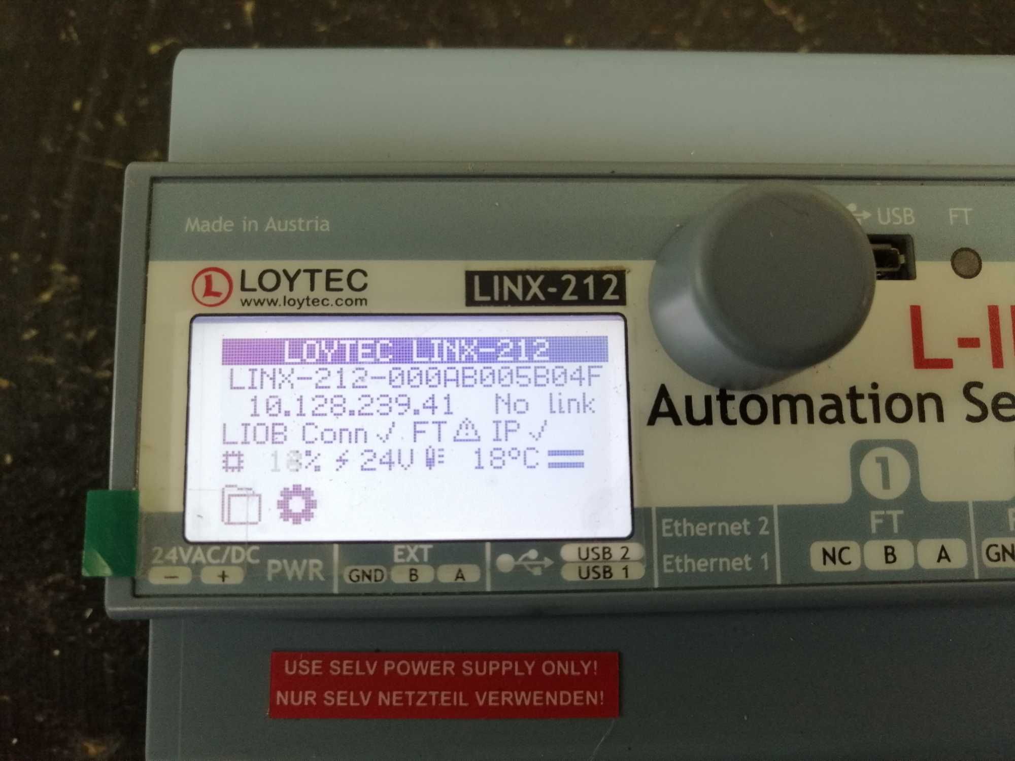 Automatismo Loytec linx -212