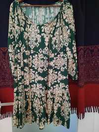 Włoskie bawełniana sukienka xl