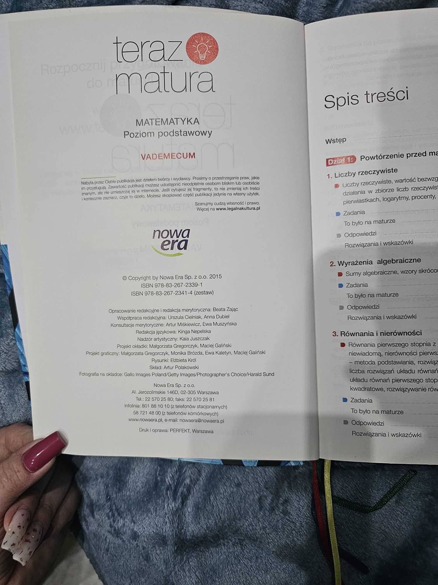 Teraz Matura Matematyka. Poziom podstawowy. Vademecum.