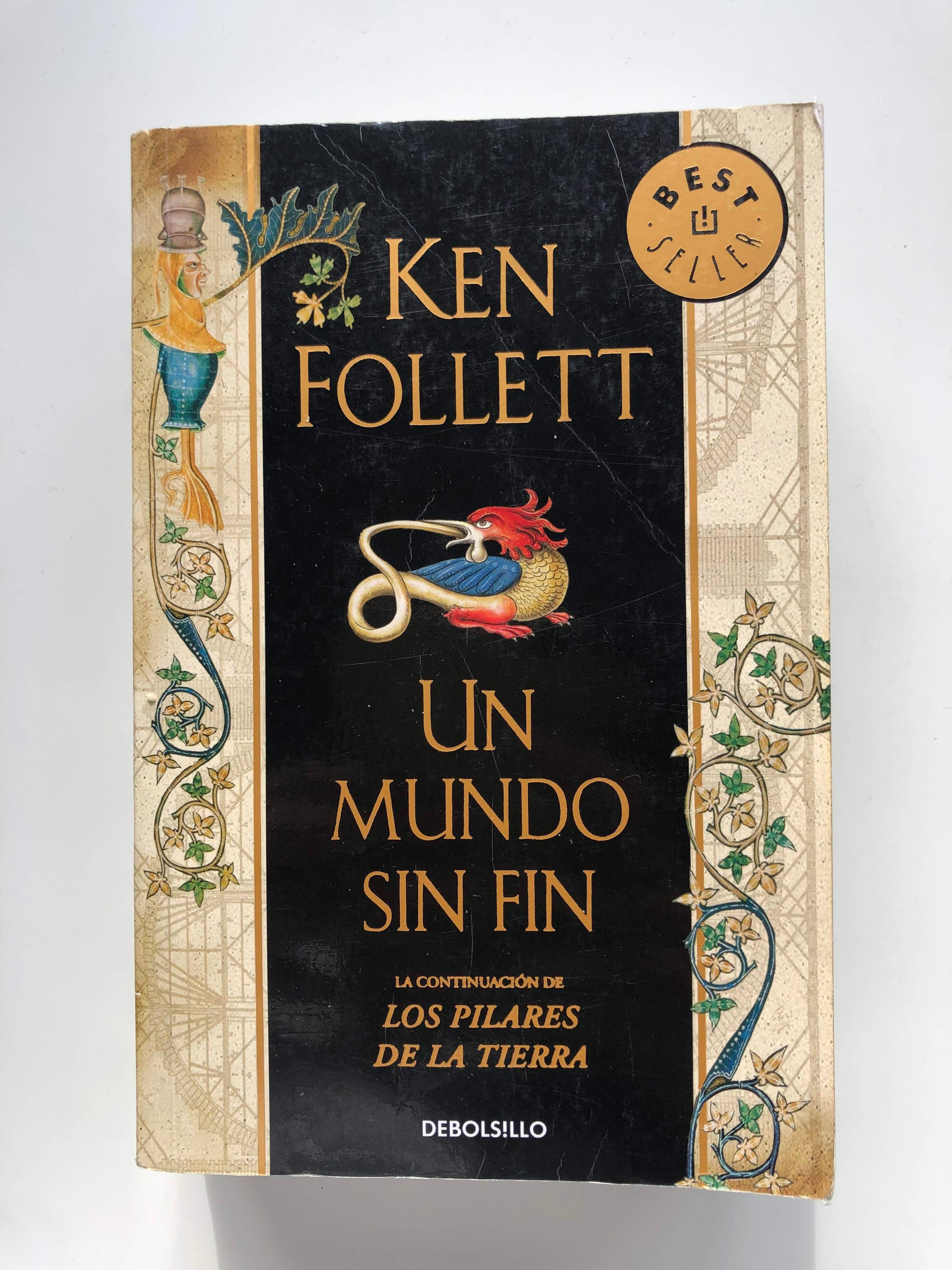 Livro "Un Mundo Sin Fin" de Ken Follett (Portes Incluídos)