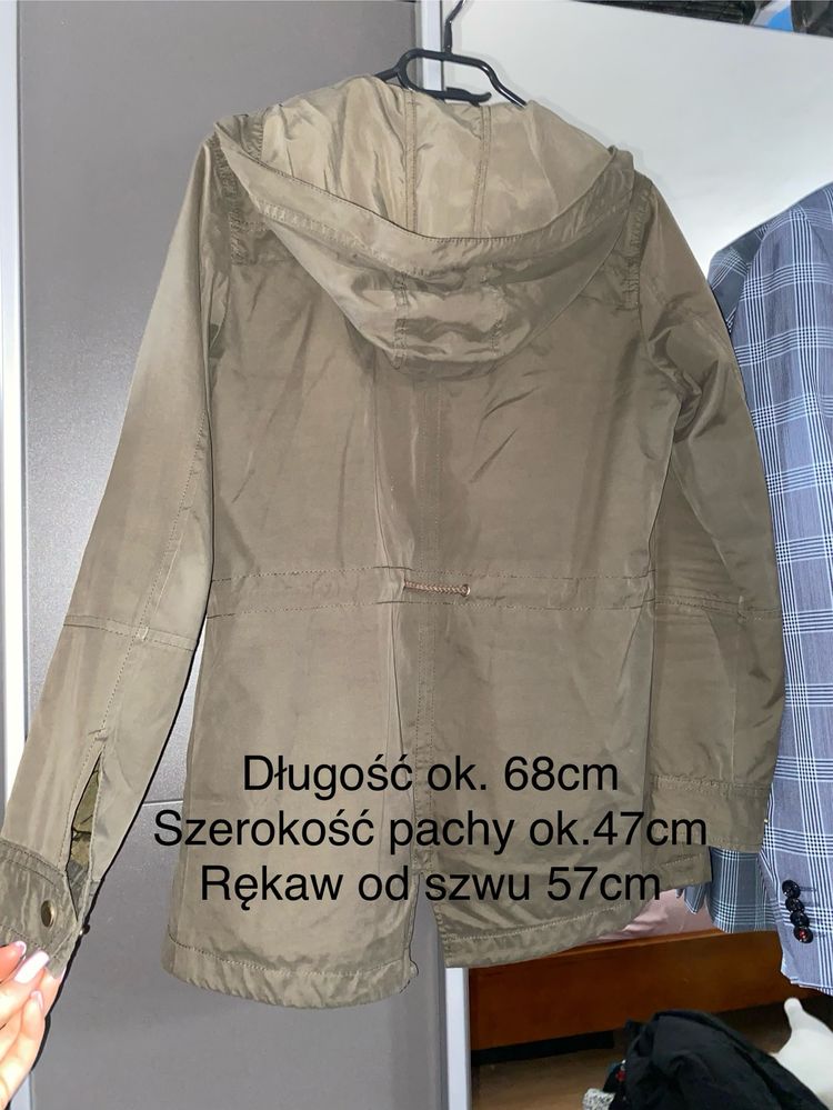 Kurtka parka lekka 34 xs s khaki Tally Weijl