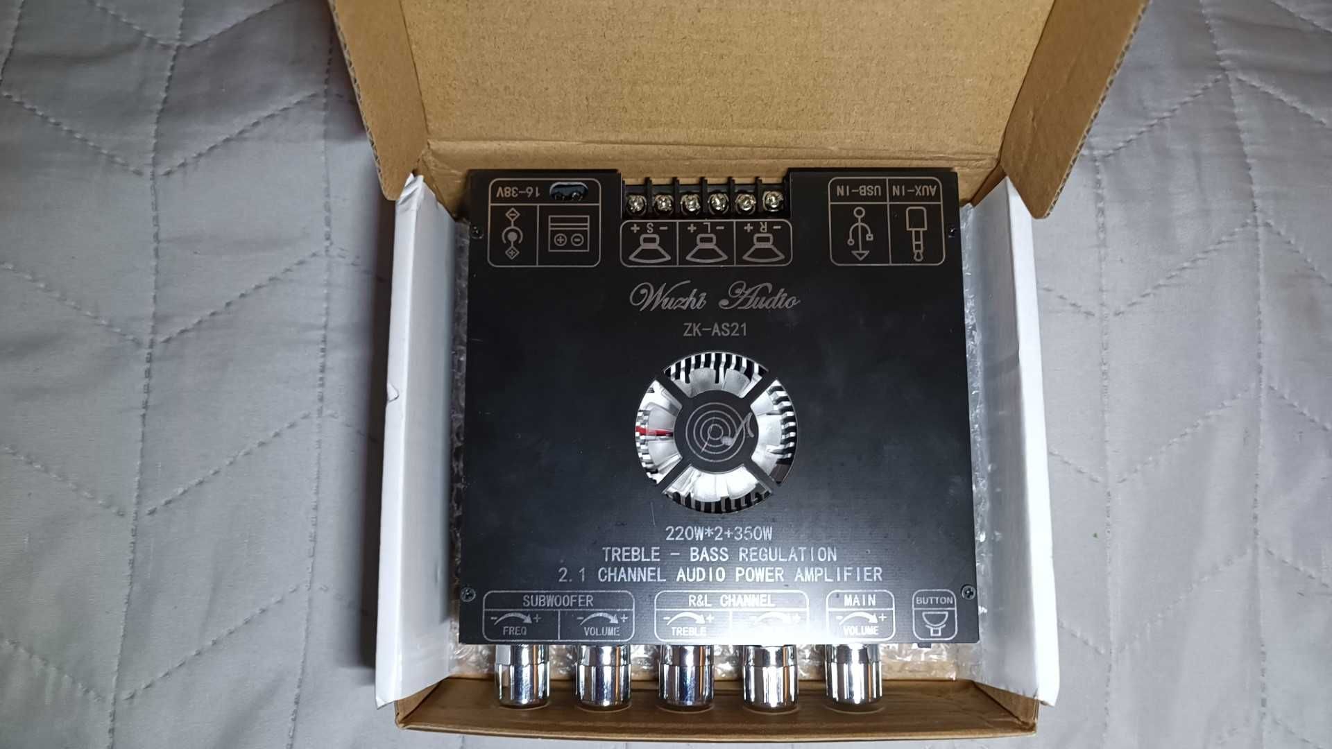 ZK-AS21 Wzmacniacz Audio 2.1 z BT zestaw TPA3255