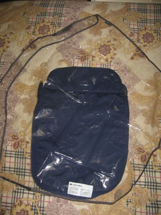 Теплый синий чехол конверт муфта и дождевик Maclaren ориг Макларен