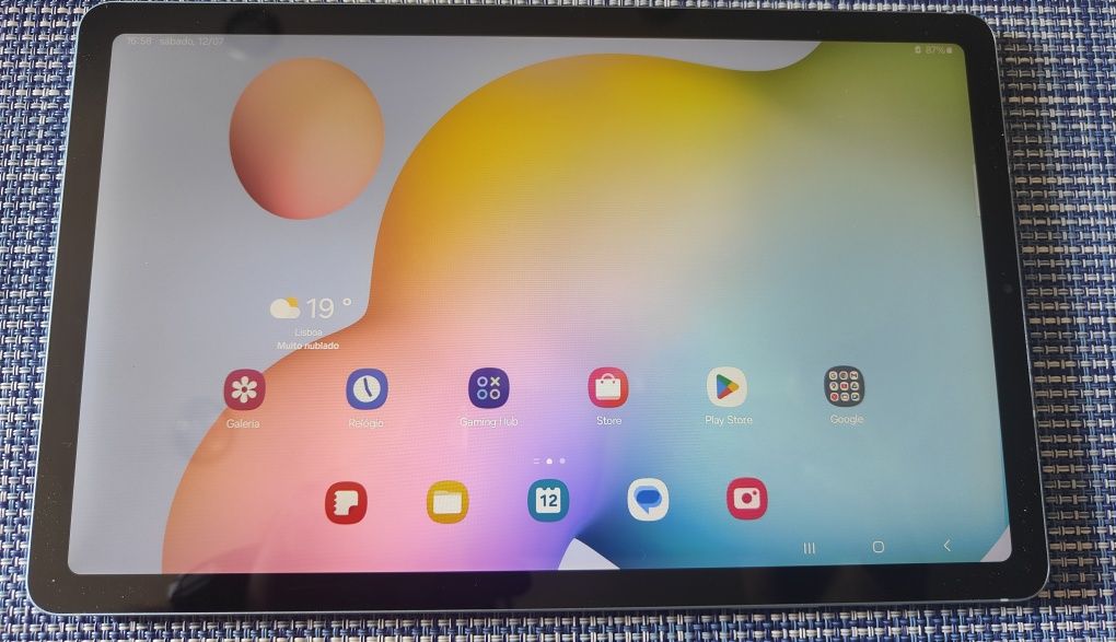 Samsung tab s6 lite como novo