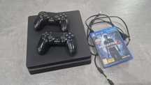 PlayStation 4 Slim dwa pady plus gra PS4